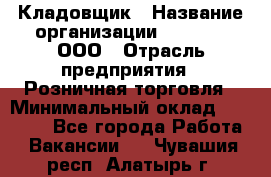 Кладовщик › Название организации ­ O’stin, ООО › Отрасль предприятия ­ Розничная торговля › Минимальный оклад ­ 17 200 - Все города Работа » Вакансии   . Чувашия респ.,Алатырь г.